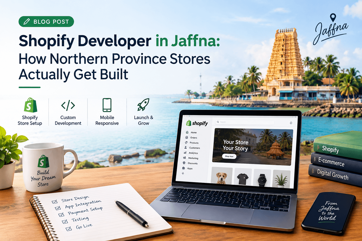 Shopify Developer in Jaffna: How Northern Province Stores Actually Get Built